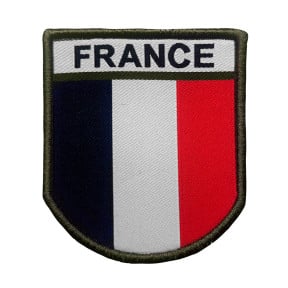 Geborduurd embleem Frankrijk - Hoge Zichtbaarheid - A10 Equipment