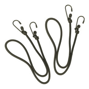 Zestaw/2 linki elastyczne długość 75 cm - Ø 6 mm Ekspedycja oliwkowozielone - A10 Equipment
