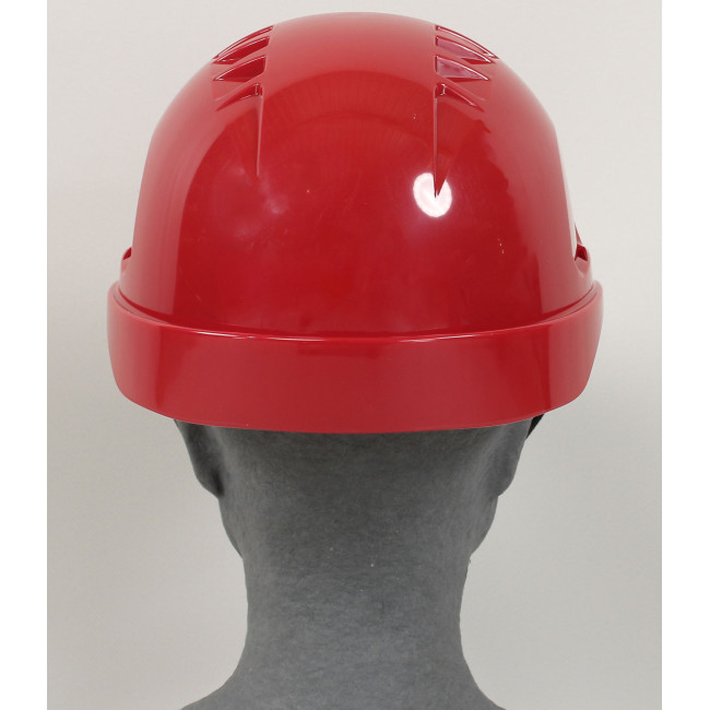 Kask budowlany endurance z wizjerem Czerwony - Portwest