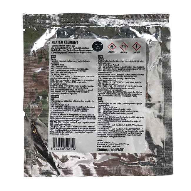 Reaktywny element grzewczy bez płomienia Tactical Heater Element - Tactical Foodpack