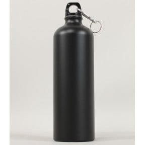 Aluminium-Flasche 1L Schwarz - Highlander