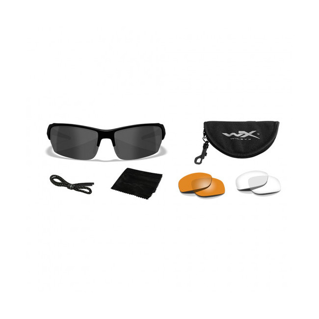 Ballistische beschermbril Saint rookglas/kleurloos/oranje glazen - Wiley x