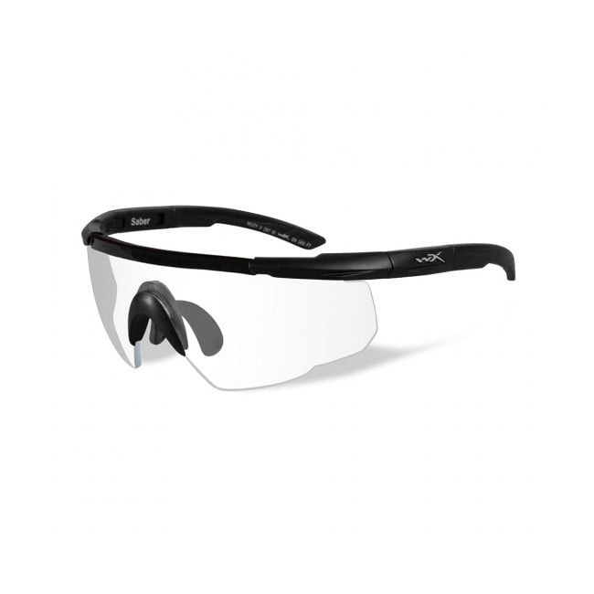 Ballistische Schutzbrille Saber Adv. schwarz mit getönten/klaren/orangen Gläsern - Wiley x