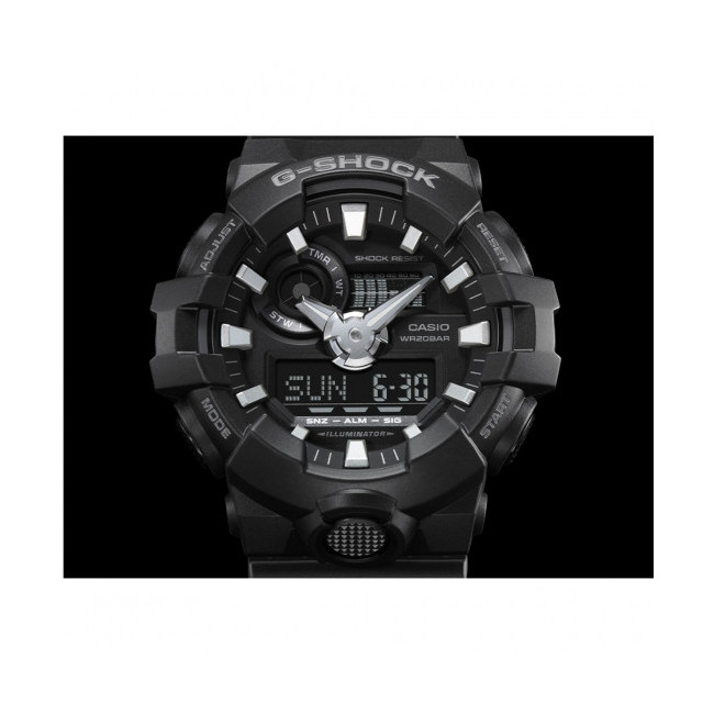 G-Shock GA-700 Uhr schwarz - Casio
