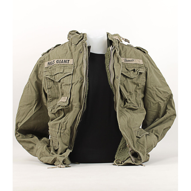 Militärjacke M65 Giant Olivgrün - Brandit - akzeptabler Zustand - XS - Gebraucht