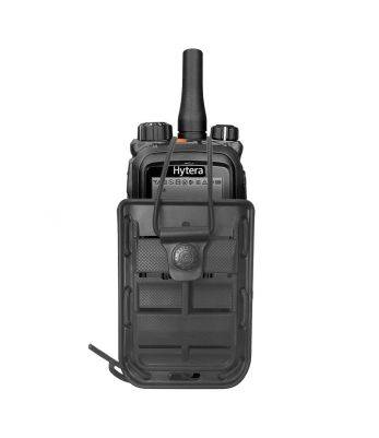 HEN--Sac radio Pochette de sac de support de ceinture de bandoulière en  Nylon Portable pour gps talkie-walkie Noir