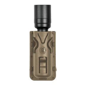 Roterende zaklamphouder 8VP63 tan voor riem/koppel - Vega Holster