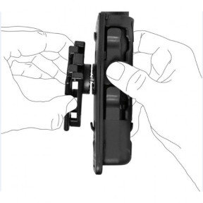 Porte-lampe rotatif 8VP63 tan pour ceinture/ceinturon - Vega Holster