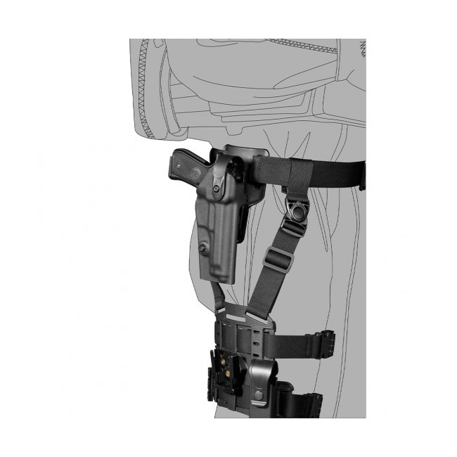 Schnelles und drehbares Verbindungssystem 8K31 tan - Vega Holster