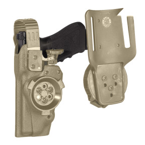 Schnelles und drehbares Verbindungssystem 8K33 tan - Vega Holster