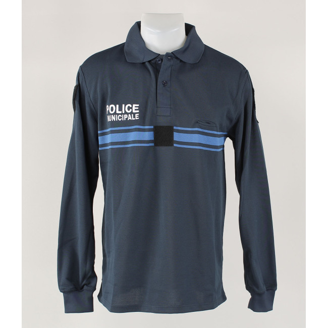 Polo Police Municipale manches longues TS - EK - Bon état- Occasion