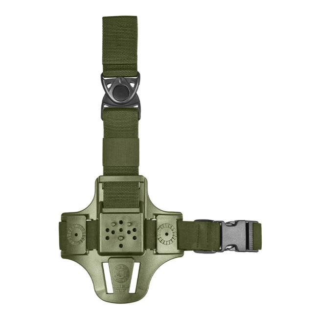 Plaque de cuisse compacte 1 sangle 8K17 vert olive - Vega Holster