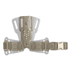 Kompakte Hüftplatte mit 1 Gurt 8K28 tan - Vega Holster