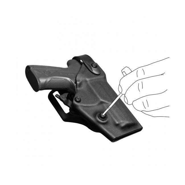 Holster Vegatek Duty VKD8 zwart voor H&K SFP9 - Vega Holster