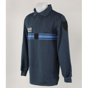 Polizei-Poloshirt atmungsaktiv Langarm - Größe 4XL - Gebraucht - Guter Zustand - EK