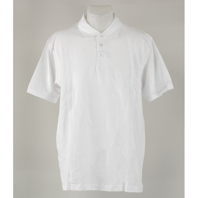 Polo manches courtes Blanc - B&C - Occasion - État correct - TL