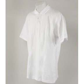 Polo manches courtes Blanc - B&C - Occasion - État correct - TL