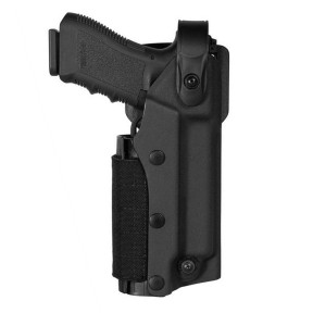 Fondina Zoom VKZ804 per Glock 17/18/19/22/23 con luce/laser - Nero - Vega Holster