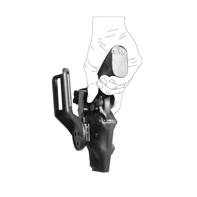 Holster Vegatek Top VKT8 noir pour Glock 17/19/22/23 - Vega Holster