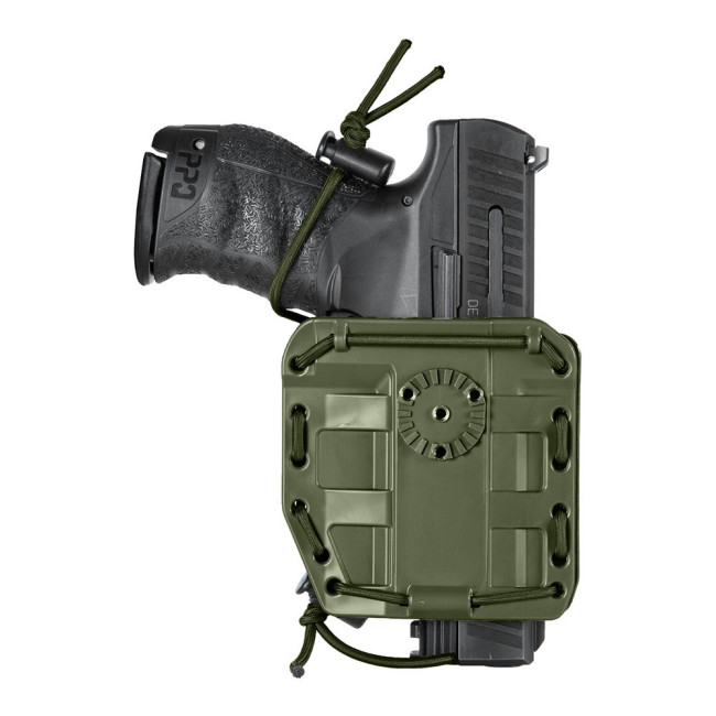 Ambidexter holster Bungy 8BL00 olijfgroen voor handwapen - Vega Holster