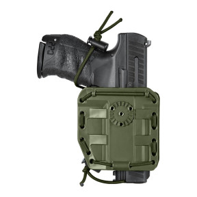 Ambidextere holster Bungy 8BL00 voor handwapen - Olijfgroen - Vega Holster