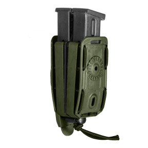 Podwójny uchwyt na magazynek Bungy 8BL do pistoletu automatycznego oliwkowy - Vega Holster