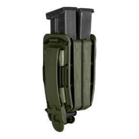 Porte-chargeur double Bungy 8BL pour pistolet automatique vert olive - Vega Holster