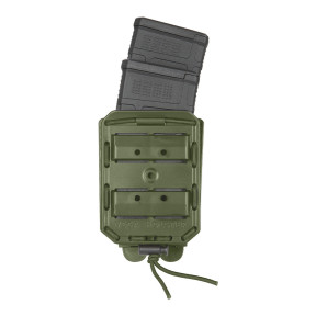 Podwójny uchwyt na magazynek Bungy 8BL do M4/AR15 oliwkowy - Vega Holster