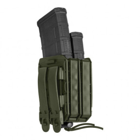 Doppel-Magazintasche Bungy 8BL für M4/AR15 olivgrün - Vega Holster