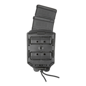 Dubbele magazijnhouder Bungy 8BL voor M4/AR15 zwart - Vega Holster