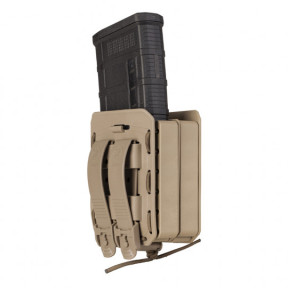 Porte-chargeur double Bungy 8BL pour .308/7,62 mm tan - Vega Holster