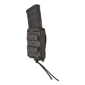 Enkele magazijnhouder Bungy 8BL voor M4/AR15 zwart - Vega Holster