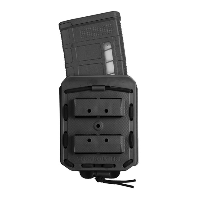 Pojedynczy uchwyt na magazynek Bungy 8BL do .308/7,62 mm czarny - Vega Holster