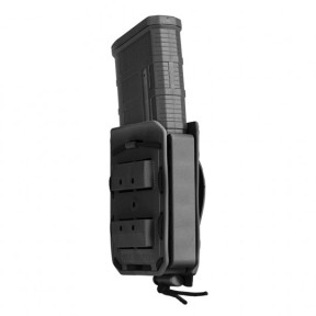 Porte-chargeur simple Bungy 8BL pour .308/7,62 mm noir - Vega Holster