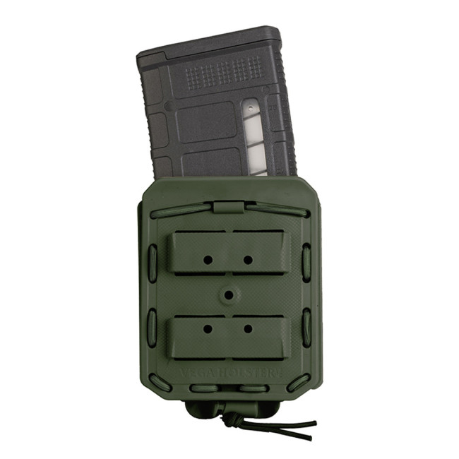 Enkele magazijnhouder Bungy 8BL voor .308/7,62 mm olijfgroen - Vega Holster