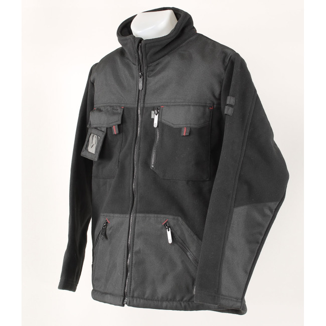 Blouson polaire Noir - BETON - LMA - Occasion - Bon état- TL