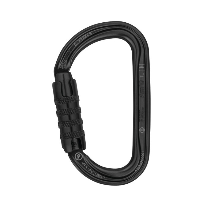 Leichter asymmetrischer Karabiner Am'D mit Triact-Lock® Verriegelung - Petzl