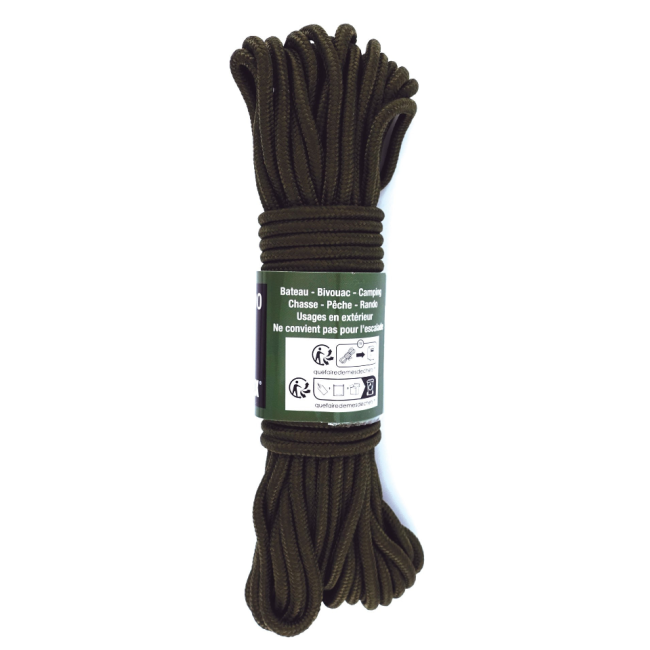 CORDE COMMANDO DIAMETRE 5 MM Vert - Patrol Equipement