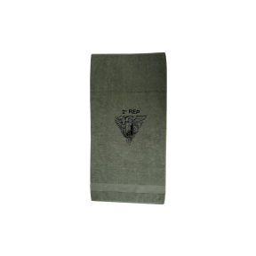 Ręcznik wojskowy khaki + oznakowanie 2e REP - Patrol