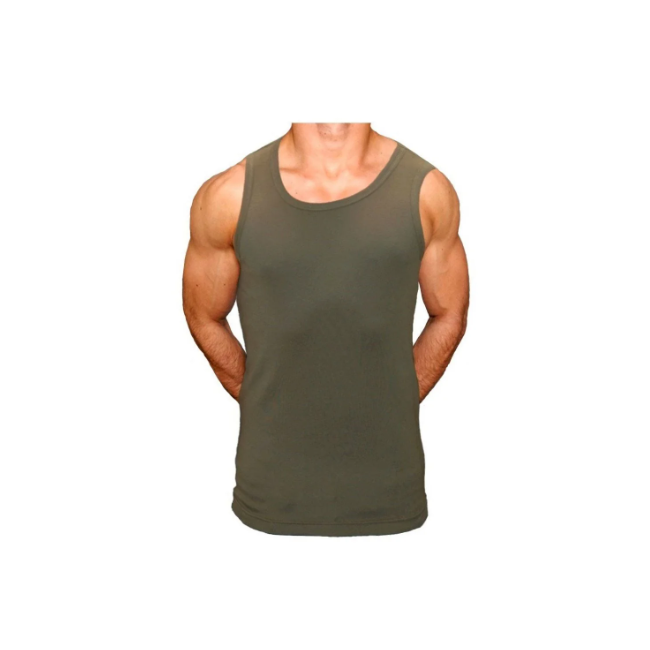 Débardeur slim côte 1x1 sans marquage vert - Patrol
