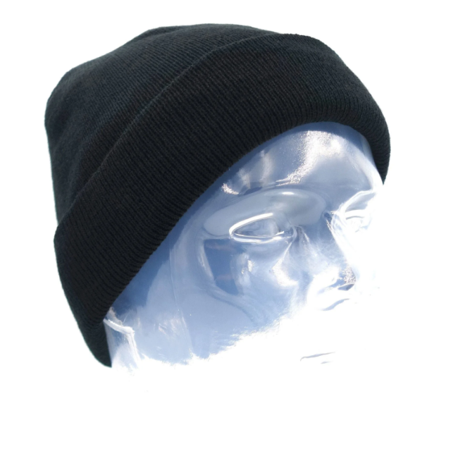 Bonnet militaire maille Thinsulate noir - Patrol