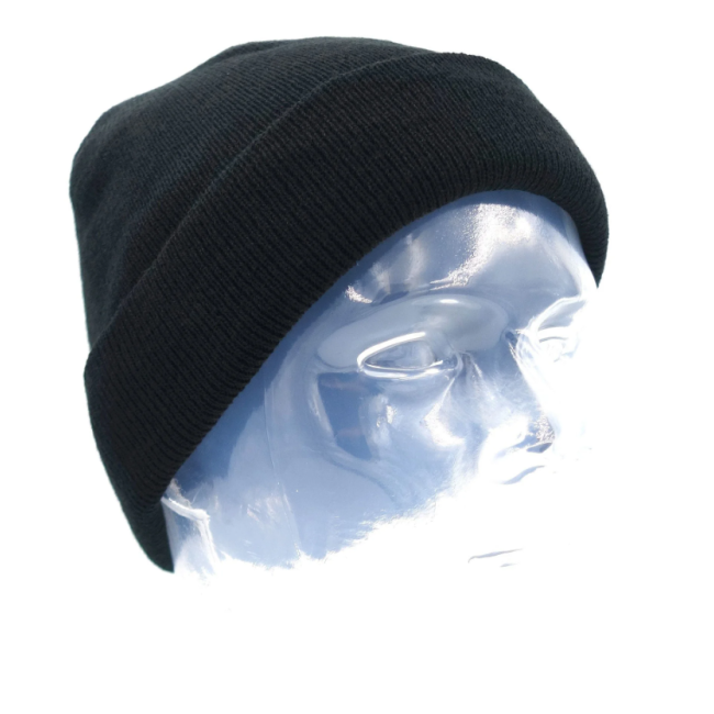 Bonnet militaire maille Thinsulate noir - Patrol