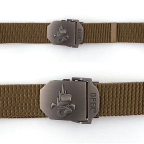 Ceinture boucle gravée Légion Étrangère coyote - Patrol Equipement