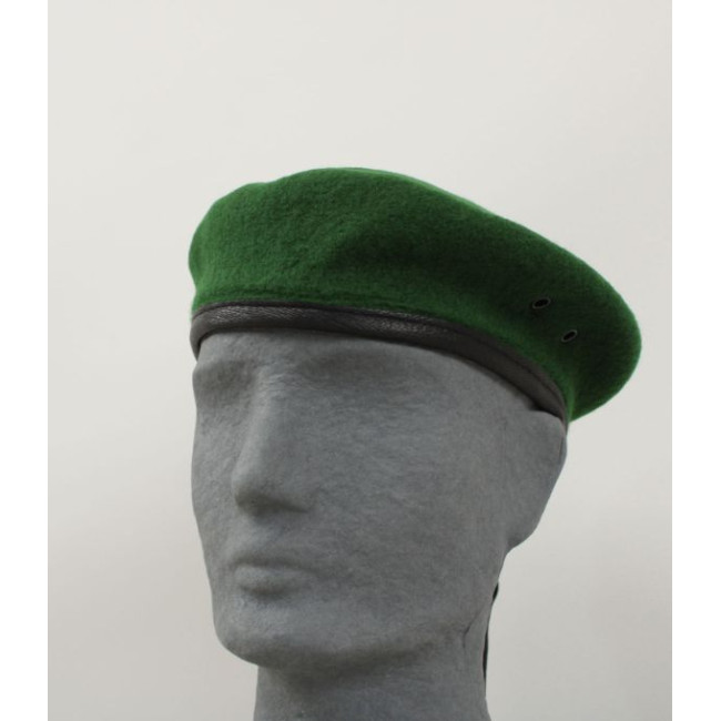 Béret militaire vert 2e REP bord en cuir - Patrol