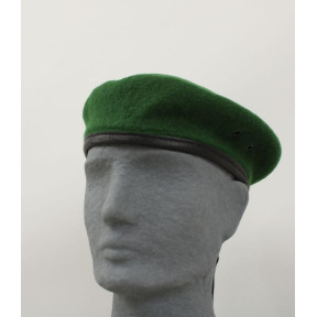 Béret militaire vert 2e REP bord en cuir - Patrol