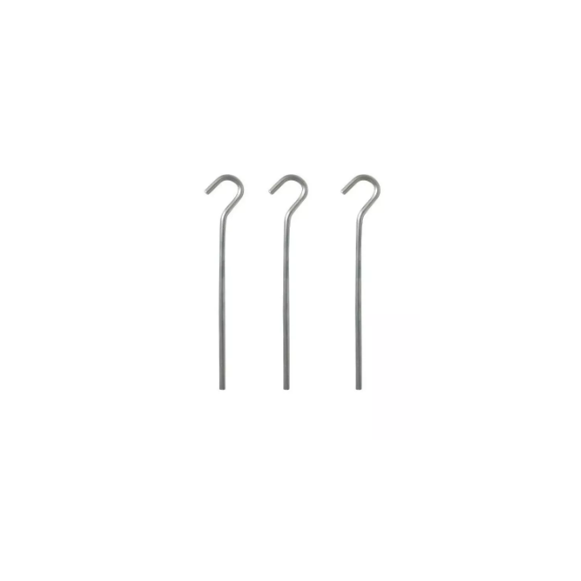 Lot de 10 piquets de tente 180 mm œil ouvert - Patrol