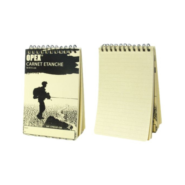 Carnet étanche petit modèle 75 x 130 mm - Patrol
