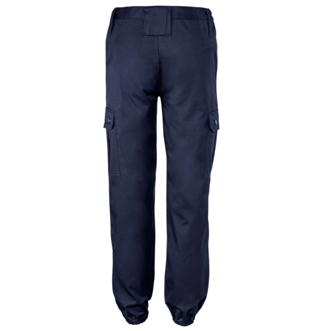 Beveiligingsbroek met zijzakken mat blauw - Patrol