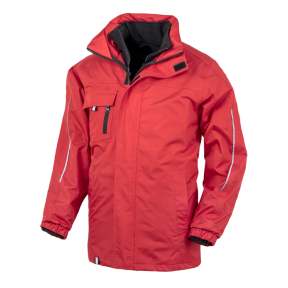 Softshell jas heren 3 in 1 rood - Result