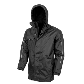 Softshell jas heren 3 in 1 zwart - Result